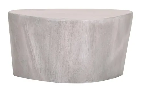 Gutmann Factory Couchtisch PAPOSO, Weiß, Mango Echtholzfurnier, B 68 x H 35 x T 53 cm