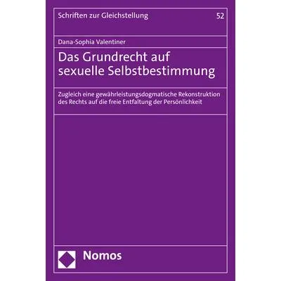 Nomos Valentiner:Das Grundrecht auf sexuelle (Dana-Sophia Valentiner, 2021) (41268888)