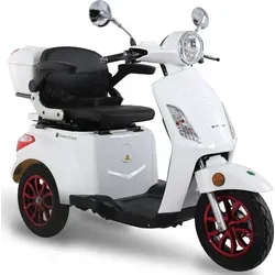 GreenStreet Elektromobil E-Mover 800 W - Elektroroller mit 25 km/h Höchstgeschwindigkeit, inklusive Topcase und bürstenlosem Motor für hohe Effizienz