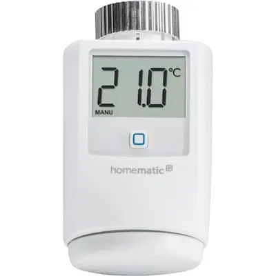 Homematic IP Heizkörperthermostat HMIP-eTRV 2 - Heizkörpersteuerung über IP Zentrale, einfache Montage ohne Wasserablassen und 2 Jahre Garantie