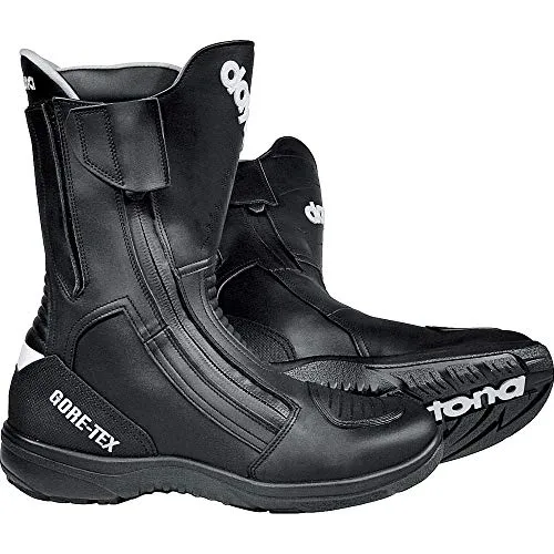 Daytona Road Star GTX Motorradstiefel - Motorradstiefel in Größe 48, schwarz mit antistatischer, öl- und benzinbeständiger Sohle. Ideal für sicheres Fahren bei jedem Wetter dank wasserabweisendem und atmungsaktivem Material.