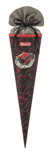 Step by Step Schultüte, Ninja Yuma - Schultüte für Schulanfänger, mit coolem Ninja-Design und ideal für den großen ersten Schultag. Maße: 18.5 cm Breite, 66 cm Höhe.