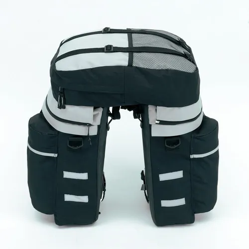 Fahrrad Satteltasche Set BIKE - Fahrradtaschen Set mit 3 Taschen, wasserabweisend und hohe Sichtbarkeit durch reflektierende Bänder, ideal für Radsportler und vielseitig einsetzbar auf nahezu allen Fahrradtypen.