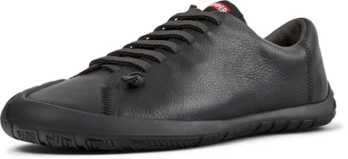 Camper Peu Path Plus Herren Schuhe Schwarz 42 (EU) - Elegante Herren Schuhe aus 100% Rindsleder mit recyceltem PET-Futter. Ideal für den täglichen Komfort und stilvolle Auftritte.