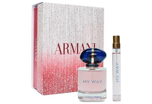 Giorgio Armani My Way Eau de Parfum Set 50 ml + 10 ml Stick für Damen - Elegantes Duft-Set mit blumigen Noten, ideal für besondere Anlässe. Die praktische Reisegröße sorgt für Frische unterwegs.