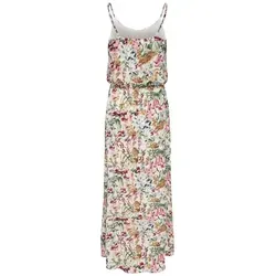 ONLY Sommerkleid Winner - Drapiert und Floral - Ärmelloses Maxi-Kleid in floralem Design, aus 97% Polyester und 3% Elasthan, perfekt für sommerliche Anlässe und bequem zu tragen.