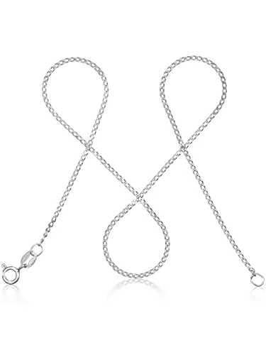 modabilé SINCERE Panzerkette 1,3mm aus 925 Sterlingsilber, 35cm - Elegante 1,3mm Panzerkette aus 925 Sterlingsilber. Vielseitig kombinierbar für jeden Anlass – ideal als Geschenk oder für den eigenen Stil. Hergestellt in Europa mit nachhaltigen Materialien.