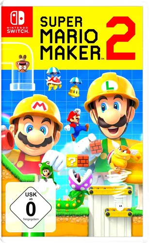 Super Mario Maker 2 - Nintendo Switch - Kreatives Jump'n'Run Spiel für Nintendo Switch, ermöglicht es dir, eigene Level zu erstellen und zu teilen – endloser Spielspaß für die ganze Familie!