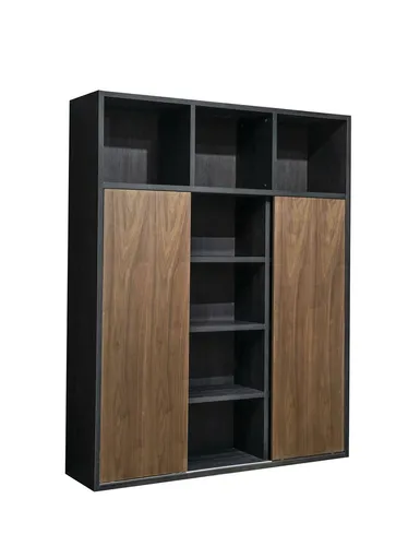 Büro Akten Regal Schrank Vitrine Holz Regale Schränke Office Büro Universal Neu