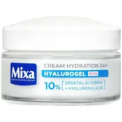 Mixa Hyalurogel Rich Intensive Feuchtigkeitscreme mit Hyaluronsäure 50 Ml