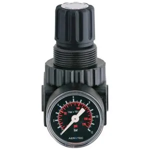 Aerotec FX 3100 Druckregler 1/4'' 2010203 - Druckregler für Kompressoren mit präziser Druckverstellung und integriertem Manometer, ideal für optimale Druckkontrolle.