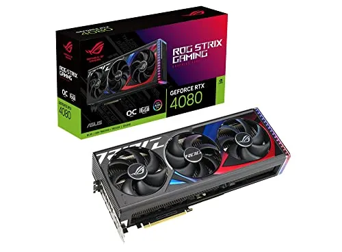 ASUS ROG Strix GeForce RTX 3080 OC Edition 12GB - Hochleistungs-Grafikkarte - Grafikkarten-Kategorie mit NVIDIA Ampere-Architektur, optimiert für Gaming-Leistung und verbesserte Kühlung durch Axial-Tech-Lüfter. Ideal für anspruchsvolle Gamer.