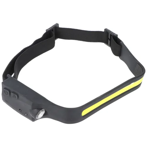 Velamp BOWIE 2in1 LED-Stirnlampe mit Bewegungssensor - Stirnlampen mit 150 Lumen Helligkeit, wasserdicht nach IPX4 und berührungsloser Schalter für vielseitige Outdoor-Aktivitäten und Notfälle.