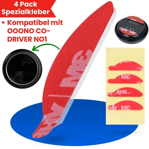 Ersatz Klebepads kompatibel mit OOONO CO-DRIVER NO1 Blitzerwarner Klebesticker