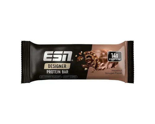 ESN Hazelnut Nougat Riegel, Proteinriegel
