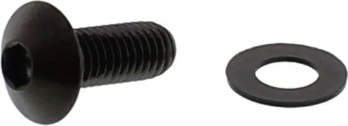 Linsenschraube JMP M8x1,25mm 20mm Edelstahl V4A schwarz