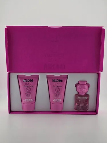 Moschino Toy 2 Bubble Gum , Edt for women 5 ml + shower gel 25 ml +body lotion