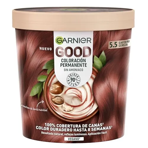 Garnier Auburn Hibiscus Brwn 550 Färbung mit Ihren eigenen Händen, Komplett-Set Cocoon 5.5