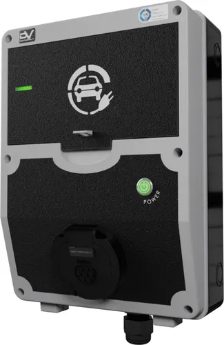 WALLBOX BASIC Ladegerät Home Ladestation 11kW 22kW Typ 2 DOKTORVOLT - Wallbox für Elektro- und Hybridfahrzeuge, bis zu 22 kW Ladeleistung. Kompakt, einfach zu bedienen und ideal für die Wandmontage im eigenen Zuhause.