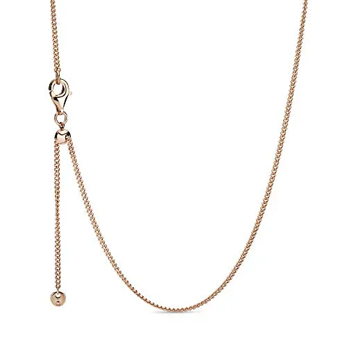 PANDORA ROSE Halskette 60cm - rosé-vergoldet - Armbänder für Damen: Vielseitige, verstellbare Halskette, ideal für Lagenlooks und individuell anpassbar für jeden Stil.