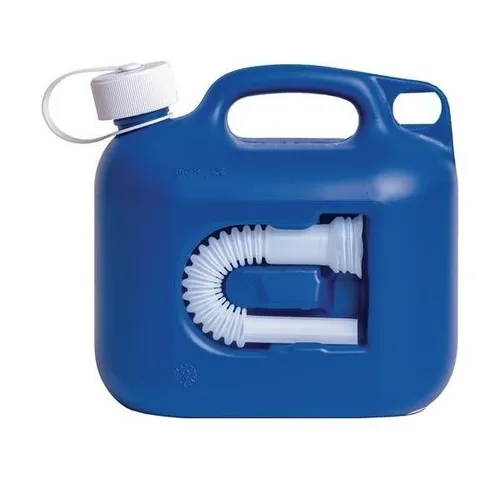 AdBlue Kanister 5L – Hochwertiger HDPE Kraftstoffkanister - Sicherer 5L AdBlue Kanister aus robustem HDPE mit kindersicherem Verschluss und Auslaufrohr. Ideal für den praktischen Transport von wässriger Harnstofflösung.