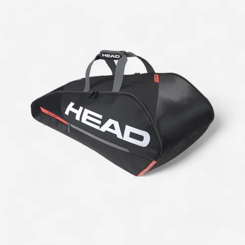 Head Tour Supercombi 9R 2024 Tennistasche - Tennistasche mit thermoisoliertem Fach und CCT+ Technologie für optimalen Schutz deiner Schläger. 2 große Hauptfächer und verstellbare Trageriemen für höchsten Komfort.