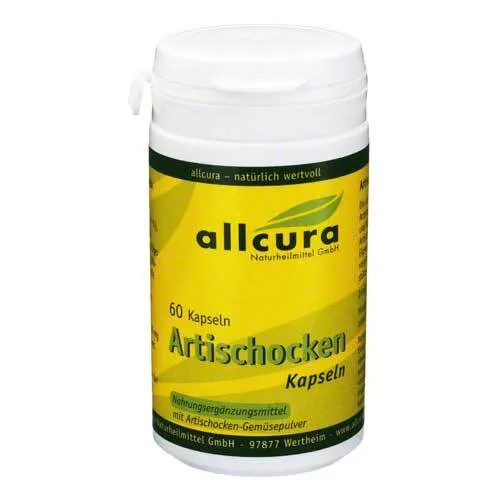 ARTISCHOCKEN KAPSELN 60 St - Arzneimittel zur Unterstützung der Verdauung, reich an Antioxidantien und fördert die Leberfunktion.