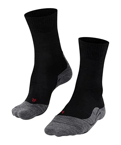 Falke TK5 Trekkingsocken (Größe 42, schwarz) - Bequeme Trekkingsocke mit leichter Polsterung für optimalen Komfort beim Wandern und in der Freizeit.