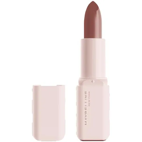 Maybelline New York Serum Lippenstift Satin, Pflegender Lippenstift für 8H Feuchtigkeit mit Hyaluronsäure & Ölen, Strahlende Farbe & Satin-Finish, Nr. 102 Out 'Til 4, 4,5g