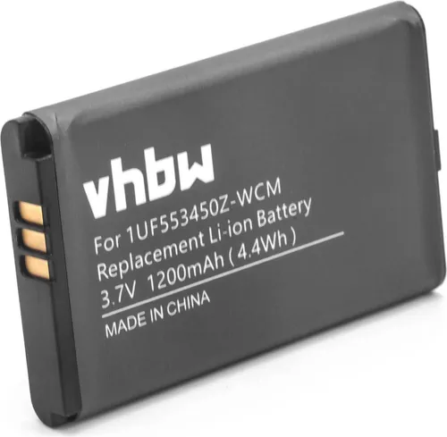 vhbw Akku kompatibel mit Wacom PTH-850-FR, PTH-850-NL, PTH-850-IT, PTH-850-RU, PTH-850-PL, PTH-850-XX Tablet Pad (1200 mAh, 3,7 V, Li-Ion)