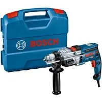 Bosch Schlagbohrmaschine GSB 20-2 Professional - 850 W, mit Schnellspannbohrfutter und robustem Metallgetriebegehäuse für lange Lebensdauer