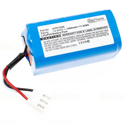 Akku LiFePO4 für Philips Compact FC8710 SmartPro - CP0111/01 - 1400mAh 12,8V
