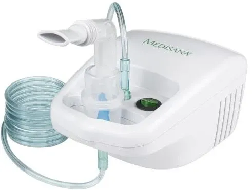 medisana IN 500 Compact Inhalationsgerät - Elektrisches Inhalationsgerät, kompakt und ideal für die schnelle Linderung von Atemwegserkrankungen
