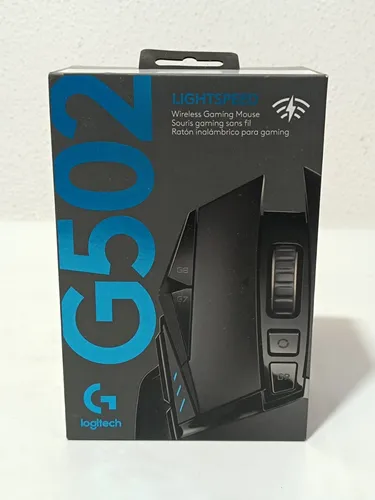 Logitech G502 LIGHTSPEED - Kabellose Gaming-Maus mit HERO 25K DPI, RGB-Beleuchtung und anpassbarem Gewicht für erstklassige Präzision und Ergonomie