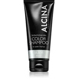 Alcina Color Shampoo silber 200ml - Alcina Color Shampoo silber 200ml für kalte Blond- und Silbertöne. Schützt die Farbe und verhindert unerwünschten Gelbstich. Ideal für die tägliche Haarpflege.