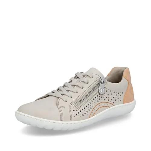 Rieker Damen Sneakers 38 EU - Damen-Sneaker aus strapazierfähigem Synthetikleder, perfekt für einen lässigen Look und hohen Tragekomfort.
