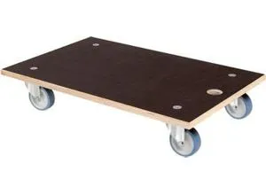 WAGNER Transporthilfe MAXIGRIP 24 mm - 500 kg Tragkraft - Transportroller mit rutschfester MaxiGRIP-Beschichtung und ultrasoften Lenkrollen, ideal für empfindliche Böden und schwere Lasten bis 500 kg.