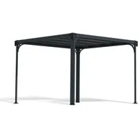 Pavillon Gartenpavillon Canopia Anthrazit 308x308 cm - Pavillons & Pergolen – Robuster Aluminium-Pavillon mit 10 Jahren Garantie, wasserdicht und ideal für entspannte Stunden im Garten.