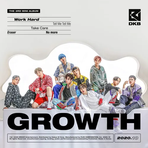 DKB Growth incl. 64pg Booklet, Postcard, Photocard + Sticker (CD) (US IMPORT)