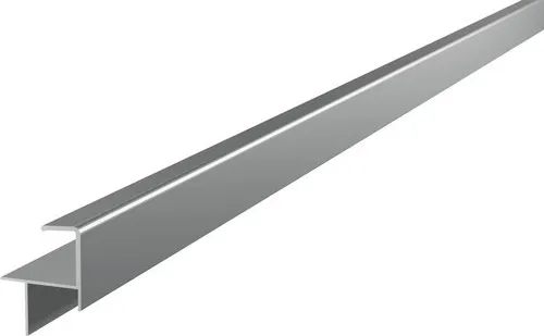 Abschlussschiene für Terrassenboden 20-21 mm - Sonstiges Zubehör, hochwertige Metallabschlussschiene für eine sichere und saubere Terrassenbalkenlage, Maße: 2x35,6x46,9x1900 mm.