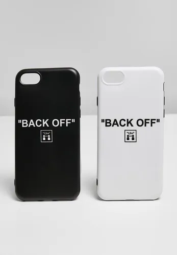 Mister Tee Back Off I Phone 6/7/8 Phone Case Set White/Black