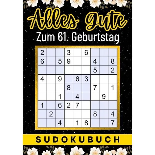 Tredition 61 Geburtstag Geschenk | Alles Gute zum 61. Geburtstag - Sudoku (2023) (56956014)