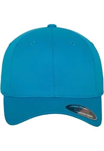 Flexfit Unisex Cap Wooly Combed, Unisex Baseballkappe, Youth, Hawaiian Ocean