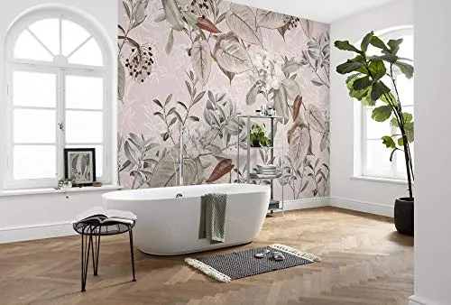 Komar Vlies Fototapete Kalina - Größe: 350 x 250 cm - 7 Bahnen, Bahnbreite 50 cm - Blumenmotiv, Schlafzimmer, Tapete, Dekoration, Wandtapete, Wandbild, Wandbelag, Designtapete - X7-1043