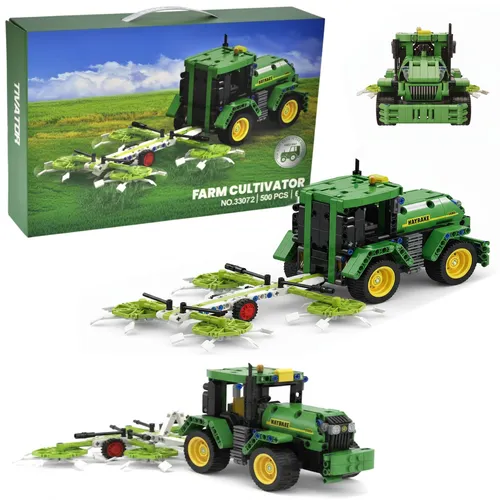 COIL Bausteinset - Konstruktionsset mit 500 Spielbausteinen - Fördern Sie Kreativität und technische Bildung mit diesem vielseitigen Konstruktionsset. Kompatibel mit anderen Marken, ideal für kreative Bauprojekte und die Entwicklung von Feinmotorik.