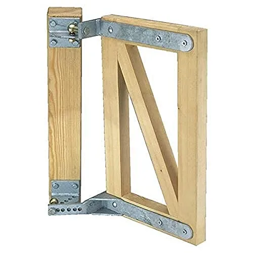 Alberts 219611 Hebetorbeschlag für Holztore - Türbeschläge & -schlösser, ideal für unebene Geländeverläufe und robust durch feuerverzinktes Material, inklusive Montagezubehör für einfache Installation.