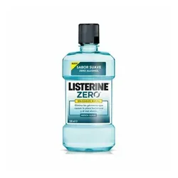 Listerine Mundspülung Zero Alkohol Mundwasser Weiche Minze 500ml, (Packung)