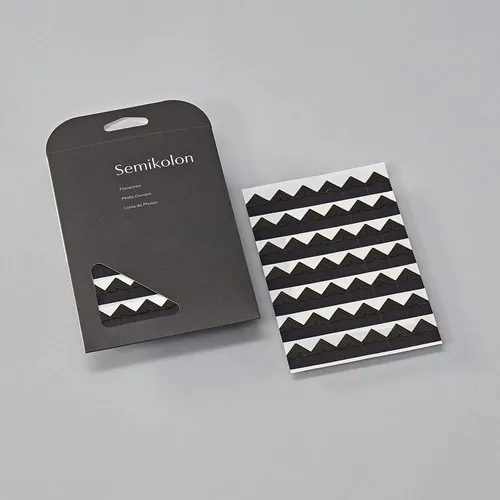 Semikolon Fotoecken schwarz 252 Stück (353596)