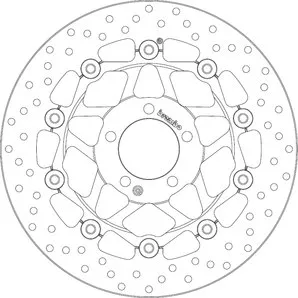 BREMBO Serie Oro 78B40841 Bremsscheibe 300mm