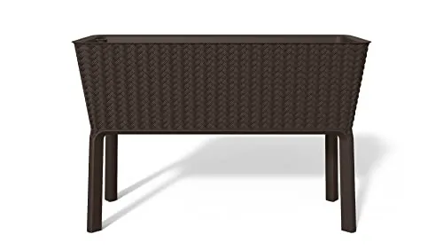 Keter - Blumenkasten Splendor Braun 114 x 49,3 x 75,7 cm